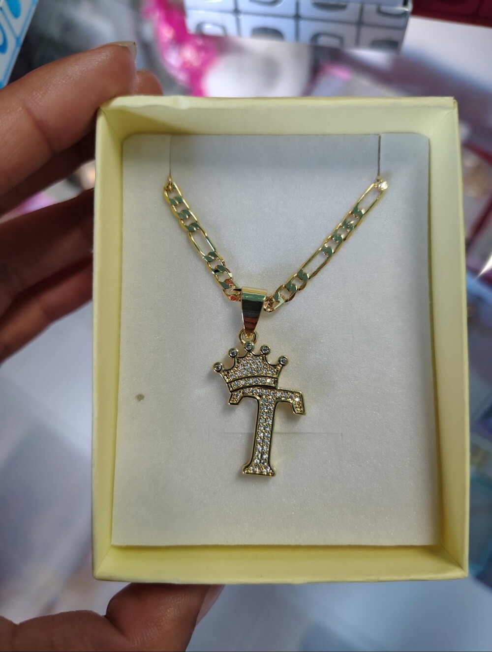 T Initial Necklace